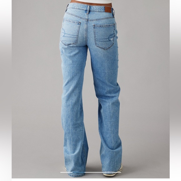 American Eagle Outfitters Light Blue Flare Jeans - Picture 2 of 7